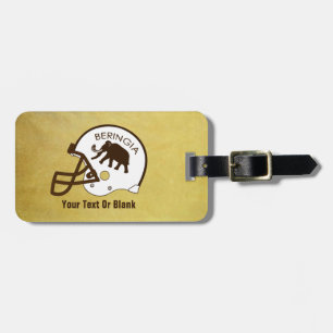 University of Beringia Football Luggage Tag