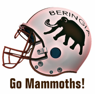 University of Beringia Football Photo Sculpture Magnet