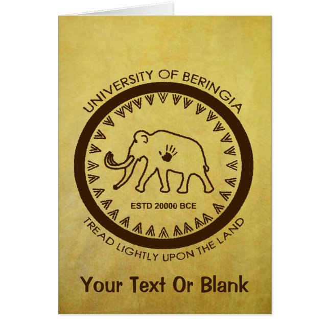 University of Beringia Mammoth (Front)