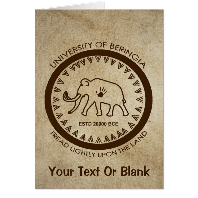 University of Beringia Mammoth (Front)