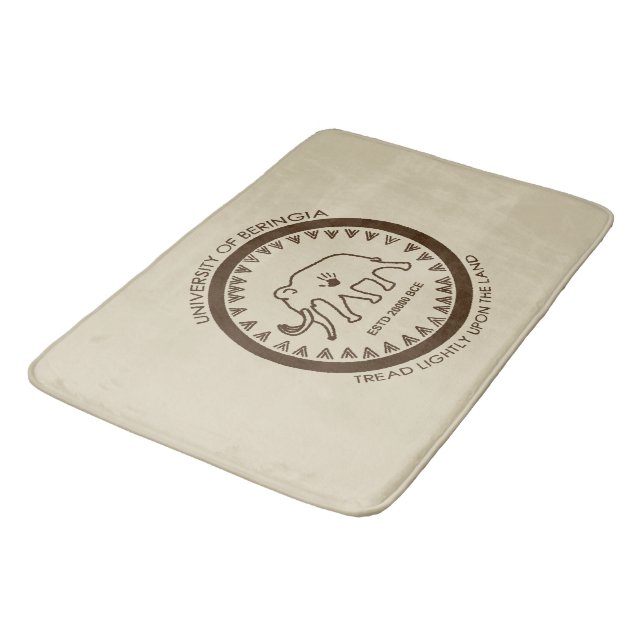 University of Beringia Mammoth Bath Mat (Angled)