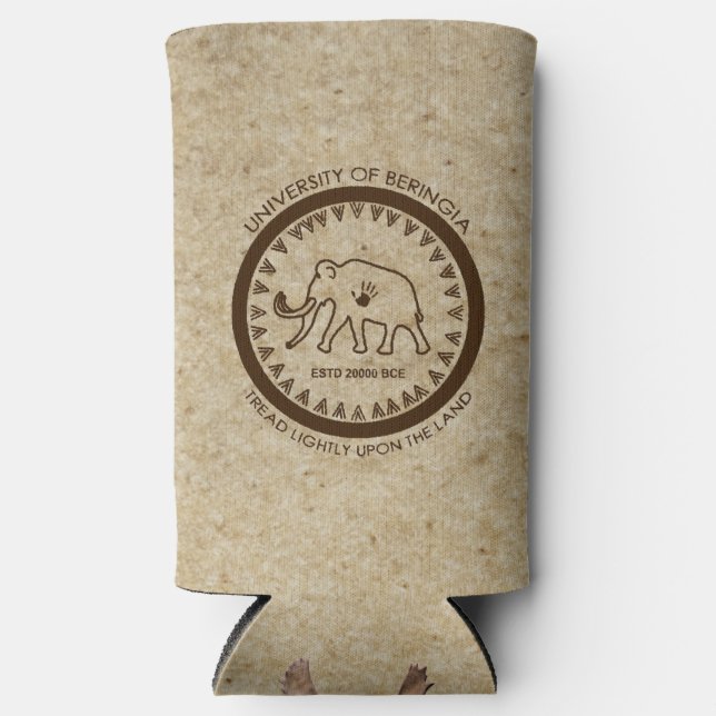 University of Beringia Mammoth Can Cooler (Front)
