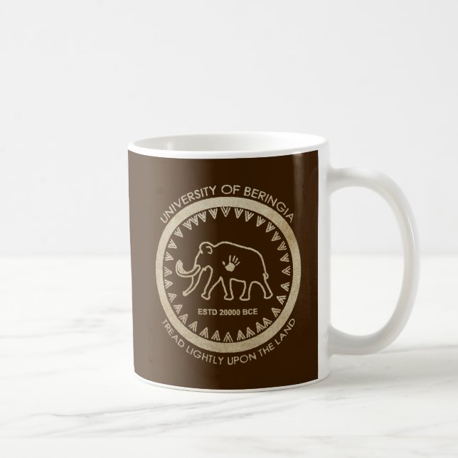 University of Beringia Mammoth Coffee Mug (Right)