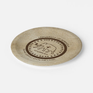 University of Beringia Mammoth Paper Plate