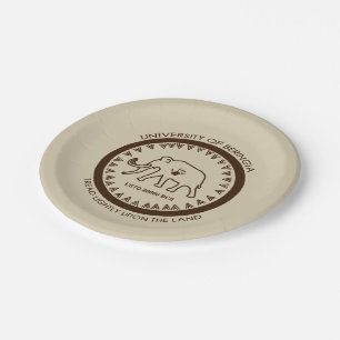 University of Beringia Mammoth Paper Plate