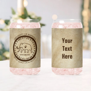 University of Beringia Mammoth Seal Can Glass