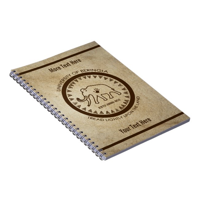 University of Beringia Mammoth Seal Notebook (Right Side)