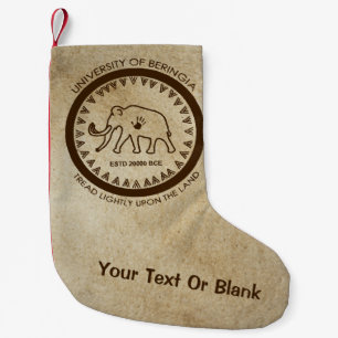 University of Beringia Mammoth Small Christmas Stocking