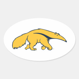 University of California, Irvine Anteater Oval Sticker