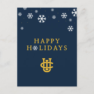 University of California, Irvine Logo Holiday Postcard