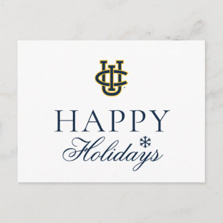 University of California, Irvine Logo Holiday Postcard