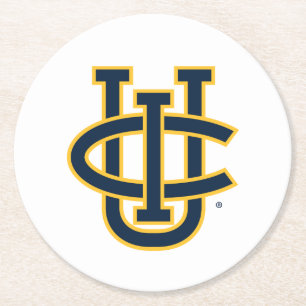 University of California, Irvine Logo Round Paper Coaster