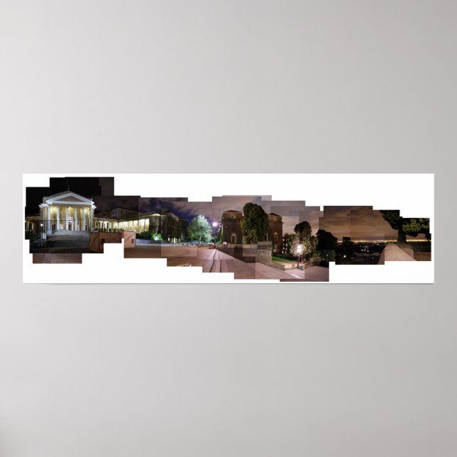 University of Cape Town at Night Poster (Front)