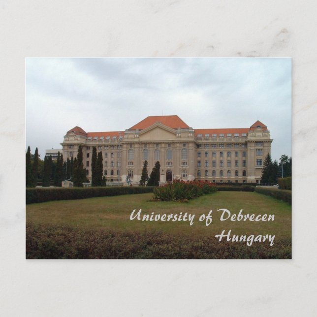 University of Debrecen Postcard (Front)