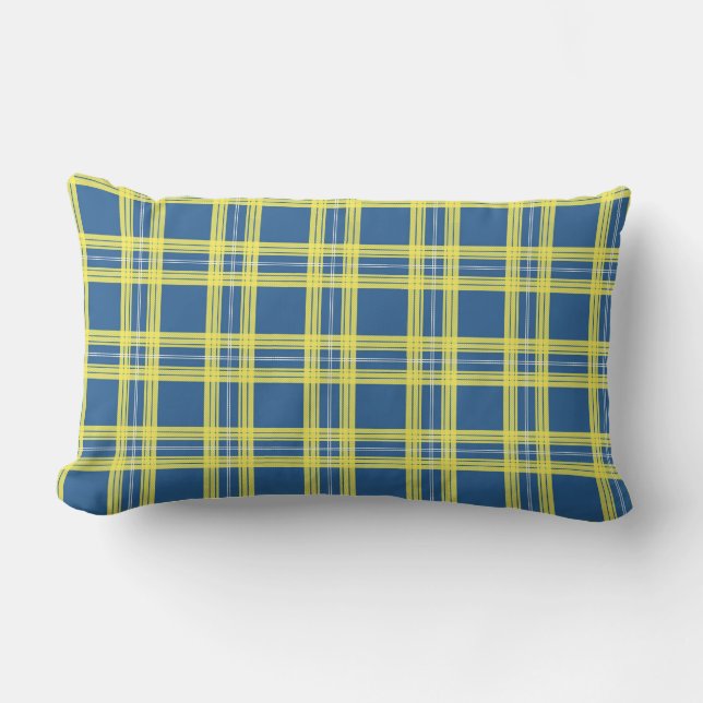 University of Delaware  Tartan Lumbar Cushion (Front)