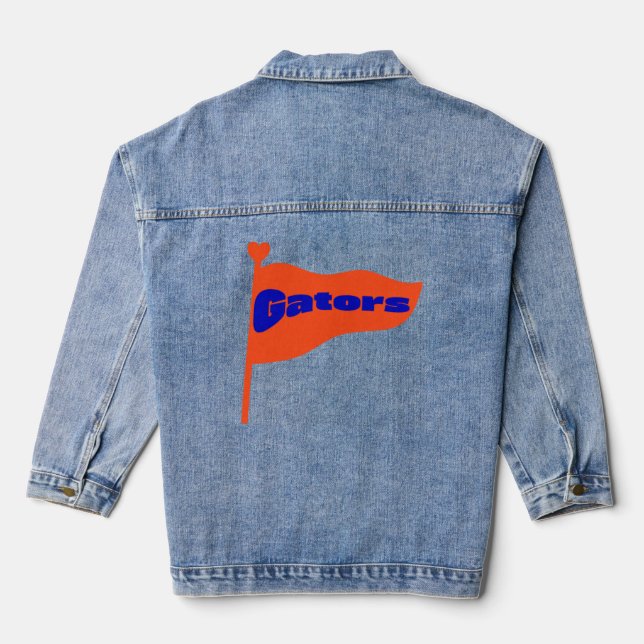 University of Florida Gators Game Day Denim Jacket (Back)
