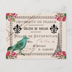 University of France Vintage French Postcard