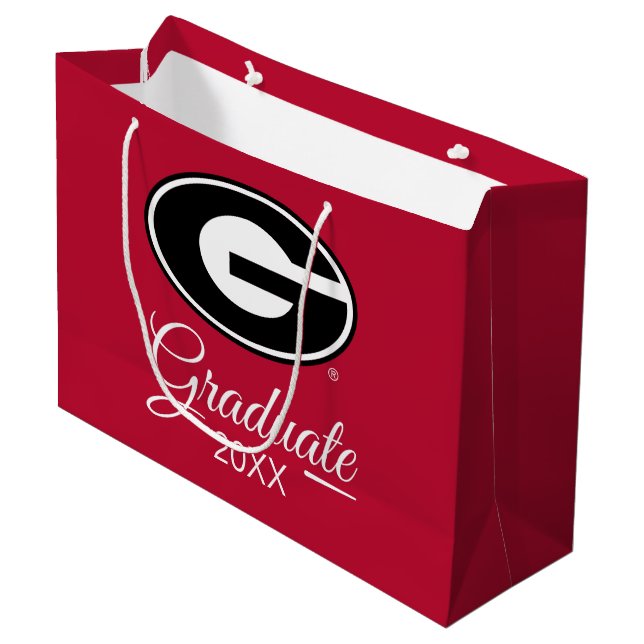 University of Georgia | Graduation Large Gift Bag (Front Angled)