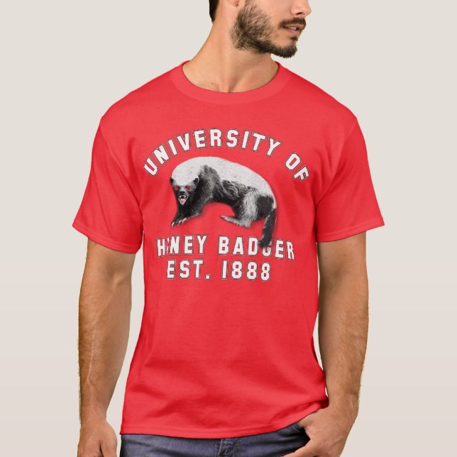 University of Honey Badger T-Shirt (Front)