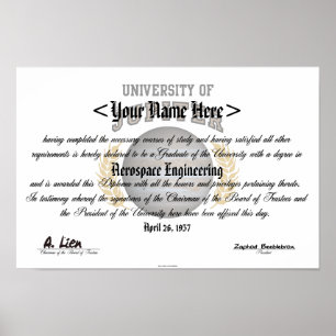 University of Jupiter Diploma Poster