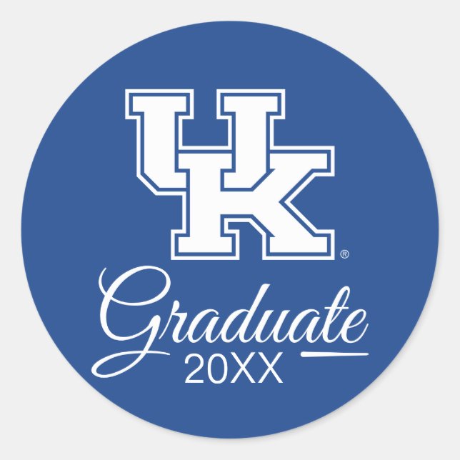 University of Kentucky | Graduation Classic Round Sticker (Front)