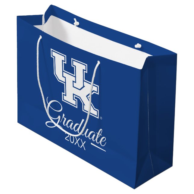 University of Kentucky | Graduation Large Gift Bag (Front Angled)