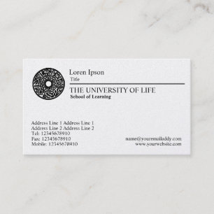 University of Life - Black Rule - Gold Card