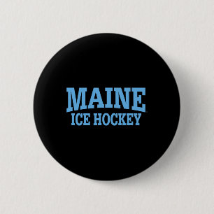 University Of Maine Ice Hockey Apparel Sports Fan 6 Cm Round Badge