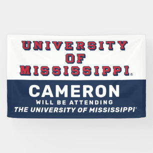 University of Mississippi Block Type Banner
