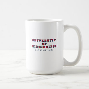University of Mississippi   Block Type Coffee Mug
