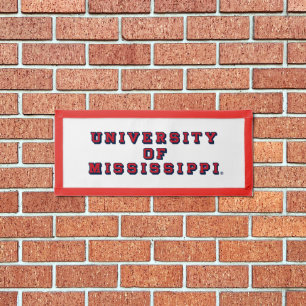 University of Mississippi   Block Type Pennant