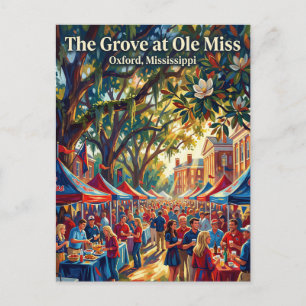University of Mississippi Mississippi Postcard