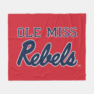 University of Mississippi   Ole Miss Rebels Fleece Blanket