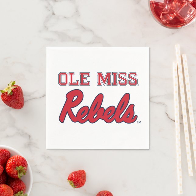University of Mississippi | Ole Miss Rebels Napkin (Insitu)