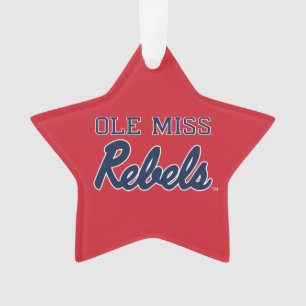 University of Mississippi   Ole Miss Rebels Ornament