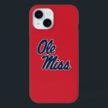 University of Mississippi | Ole Miss Script iPhone 15 Case<br><div class="desc">Check out these University of Mississippi designs! Get all the latest Mississippi Rebels gear here. All of these Zazzle products are customisable with your class year,  name,  and club. These products make perfect gifts for the Ole Miss University student,  alumni,  family,  friend,  or fan in your life.</div>
