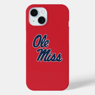University of Mississippi | Ole Miss Script iPhone 15 Case