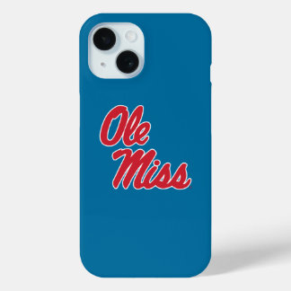 University of Mississippi | Ole Miss Script iPhone 15 Case