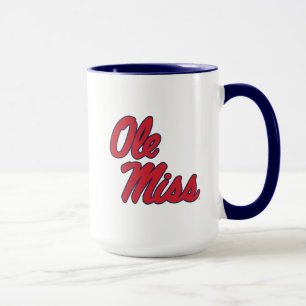 University of Mississippi   Ole Miss Script Mug