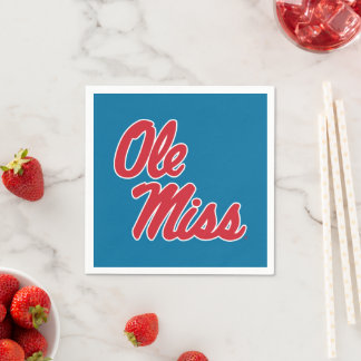 University of Mississippi | Ole Miss Script Napkin