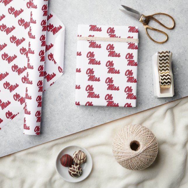 University of Mississippi | Ole Miss Script Wrapping Paper (Crafts)