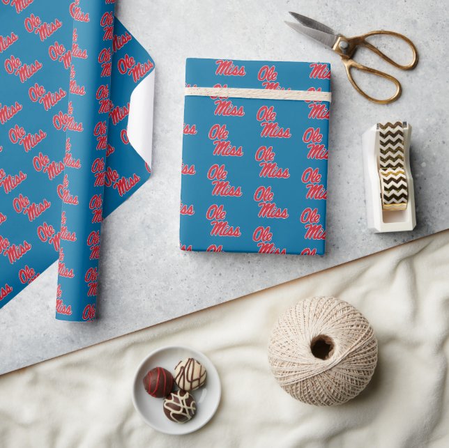 University of Mississippi | Ole Miss Script Wrapping Paper (Crafts)