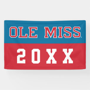 University of Mississippi Ole Miss Wordmark Banner