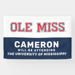 University of Mississippi   Ole Miss Wordmark Banner