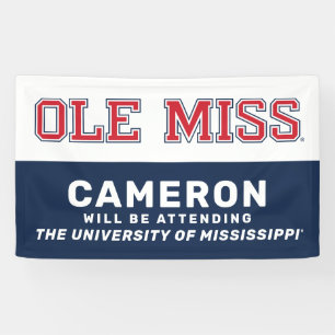 University of Mississippi   Ole Miss Wordmark Banner