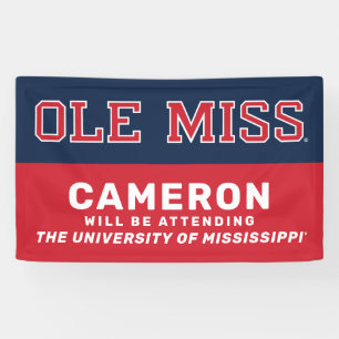 University of Mississippi   Ole Miss Wordmark Banner
