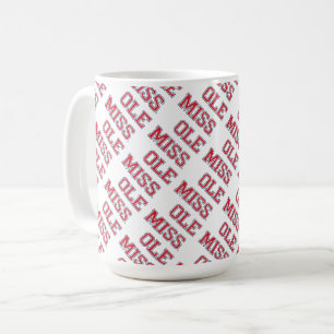 University of Mississippi   Ole Miss Wordmark Coffee Mug