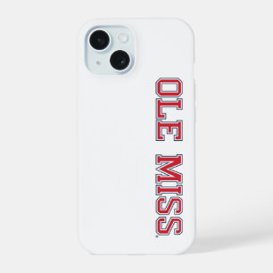University of Mississippi Ole Miss Wordmark iPhone 15 Case
