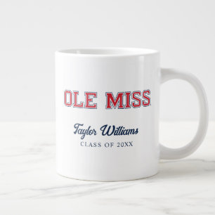 University of Mississippi   Ole Miss Wordmark Large Coffee Mug