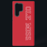 University of Mississippi | Ole Miss Wordmark Samsung Galaxy Case<br><div class="desc">Check out these University of Mississippi designs! Get all the latest Mississippi Rebels gear here. All of these Zazzle products are customisable with your class year,  name,  and club. These products make perfect gifts for the Ole Miss University student,  alumni,  family,  friend,  or fan in your life.</div>